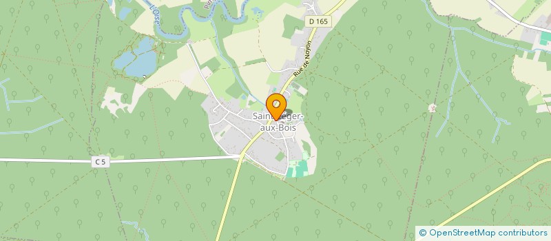 localisation de l'entreprise SCI DE LA RUE DU MARAIS  SAINT-LEGER-AUX-BOIS