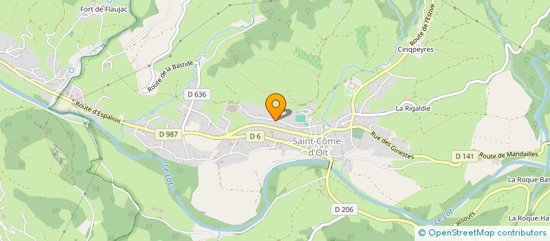 localisation de l'entreprise SCI DE LA RUE DU MOUTIER  SAINT-COME-D'OLT