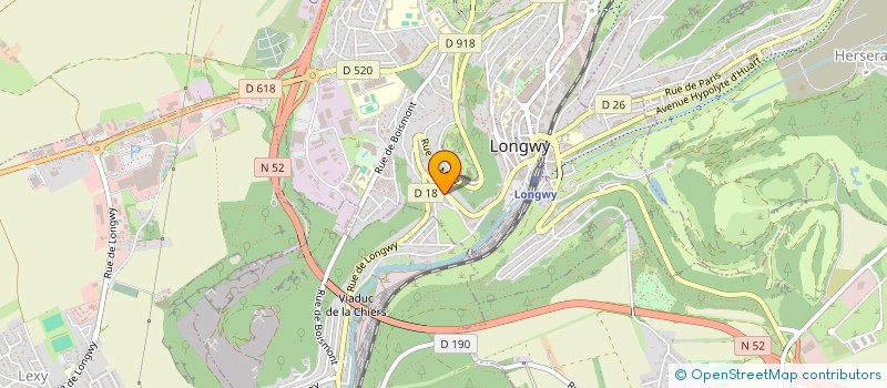 localisation de l'entreprise SCI DE LA RUE DU PARADIS à LONGWY