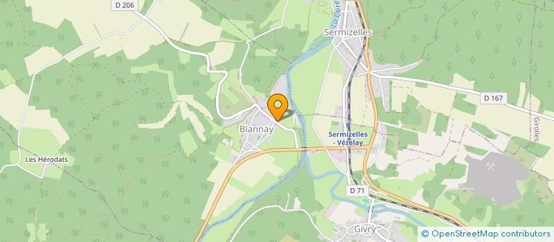 localisation de l'entreprise SCI DE LA RUE DU PONT à AVALLON