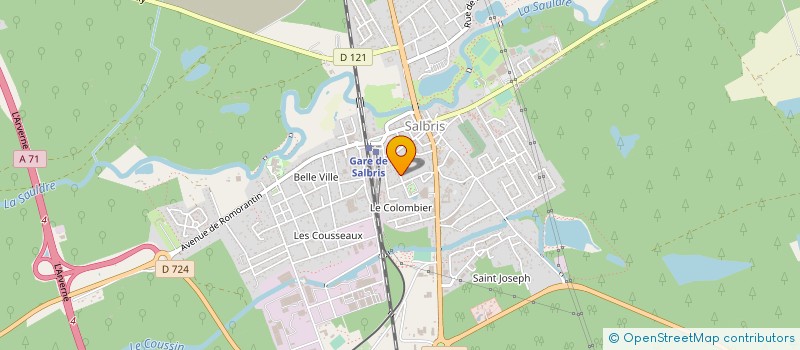 localisation de l'entreprise SCI DE LA RUE DU ROC  SALBRIS