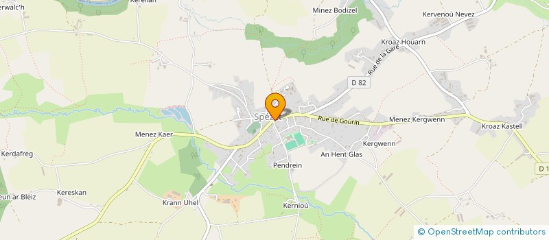 localisation de l'entreprise SCI DE LA RUE DU STADE  SPEZET