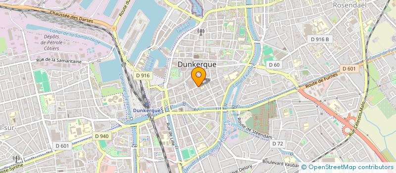 localisation de l'entreprise SCI DE LA RUE DU SUD N 12  DUNKERQUE