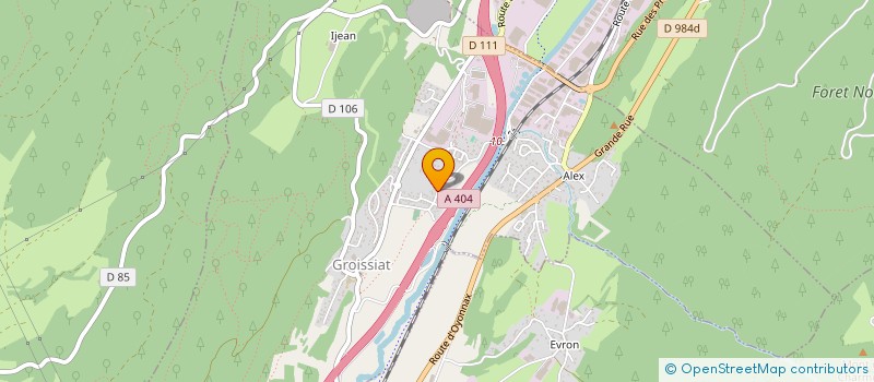 localisation de l'entreprise SCI DE LA RUE DU TAMAS à GROISSIAT