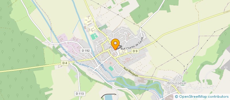 localisation de l'entreprise SCI DE LA RUE DU TEMPLE à WASSY