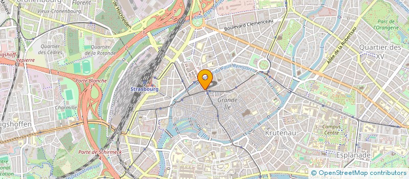 localisation de l'entreprise SCI DE LA RUE DU VIEUX MARCHE AUX GRAINS à STRASBOURG