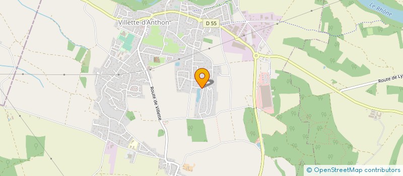 localisation de l'entreprise SCI DE LA RUE DUCROIZE  VILLETTE-D'ANTHON