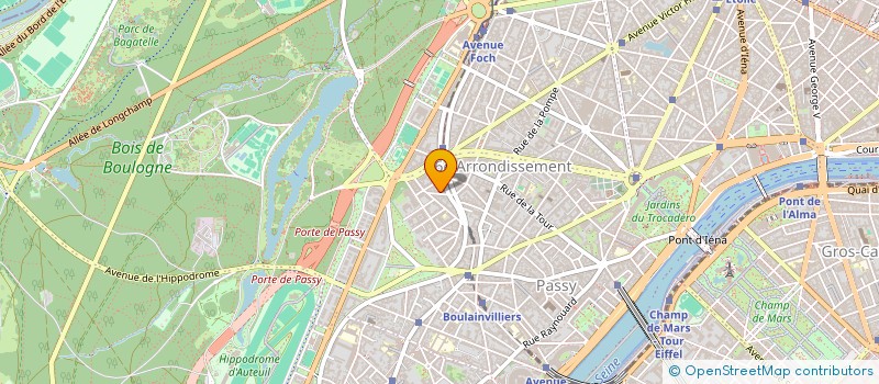 localisation de l'entreprise SCI DE LA RUE ERNESTINE 16 à PARIS