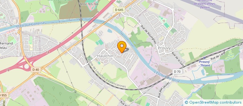 localisation de l'entreprise SCI DE LA RUE ETIENNE BISIAUX  HAULCHIN