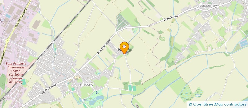 localisation de l'entreprise SCI DE LA RUE FRUCTIDOR  CRISSEY