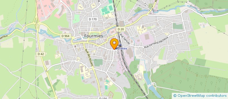 localisation de l'entreprise SCI DE LA RUE GAMBETTA  FOURMIES