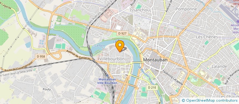 localisation de l'entreprise SCI DE LA RUE GUSTAVE JAY  MONTAUBAN