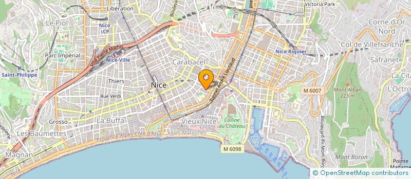 localisation de l'entreprise SCI DE LA RUE HEROLD à NICE