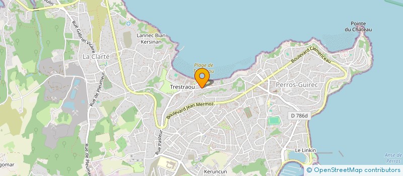 localisation de l'entreprise SCI DE LA RUE INGENIEUR PELLIER  PERROS-GUIREC