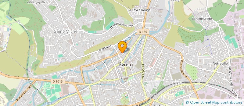 localisation de l'entreprise SCI DE LA RUE ISAMBARD  EVREUX