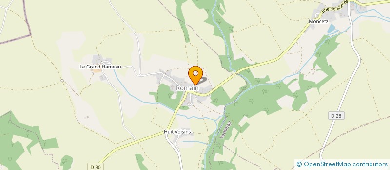 localisation de l'entreprise SCI DE LA RUE JACQUET  ROMAIN