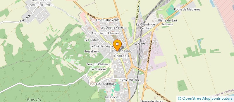 localisation de l'entreprise SCI DE LA RUE JEAN JAURES  BRIENNE-LE-CHATEAU