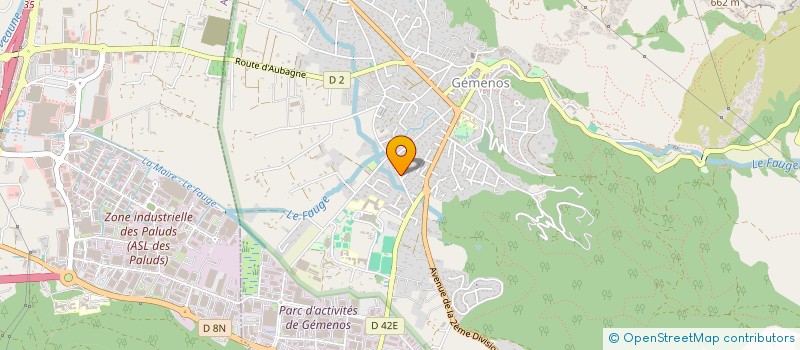 localisation de l'entreprise SCI DE LA RUE JEAN JAURES  GEMENOS