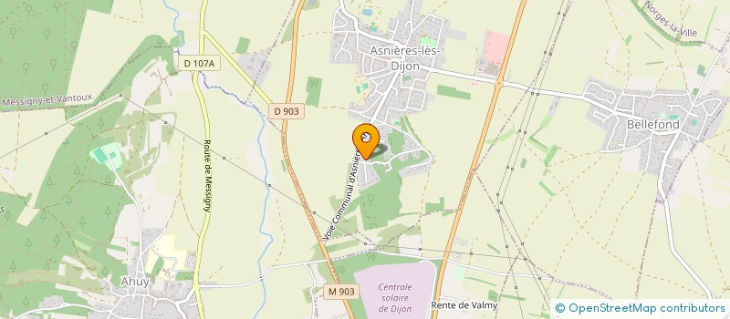 localisation de l'entreprise SCI DE LA RUE JEAN MOULIN  ASNIERES-LES-DIJON