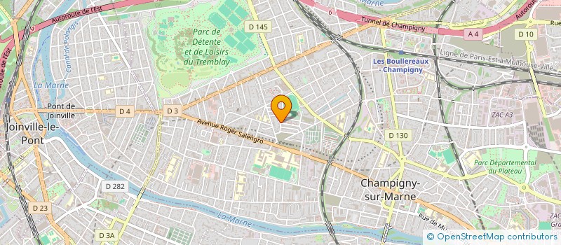 localisation de l'entreprise SCI DE LA RUE JOSEPH PICHARD  CHAMPIGNY-SUR-MARNE