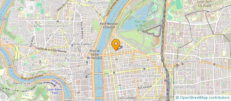 localisation de l'entreprise SCI DE LA RUE JOUBERT  LYON 6EME