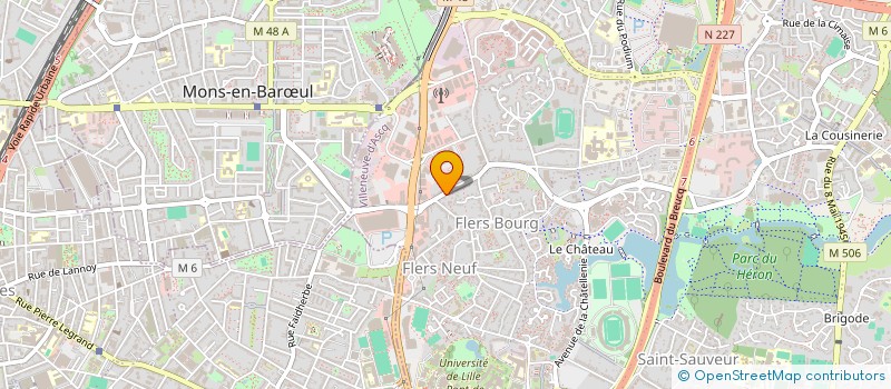 localisation de l'entreprise SCI DE LA RUE JULES GUESDE à VILLENEUVE-D'ASCQ