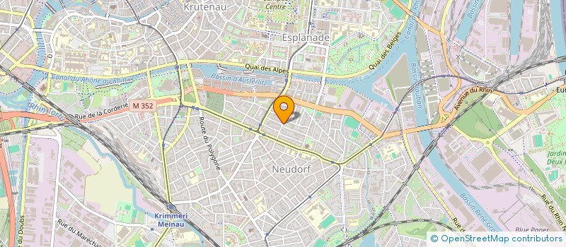 localisation de l'entreprise SCI DE LA RUE KURVAU N 10  STRASBOURG