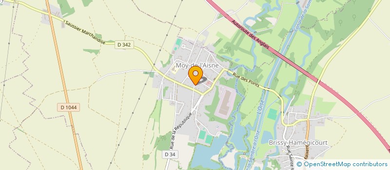 localisation de l'entreprise SCI DE LA RUE LA FONTAINE à MOY-DE-L'AISNE