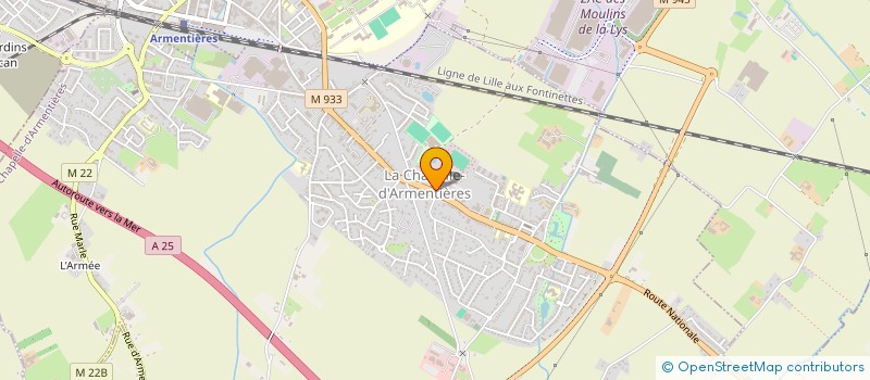 localisation de l'entreprise SCI DE LA RUE MARLE  LA CHAPELLE-D'ARMENTIERES