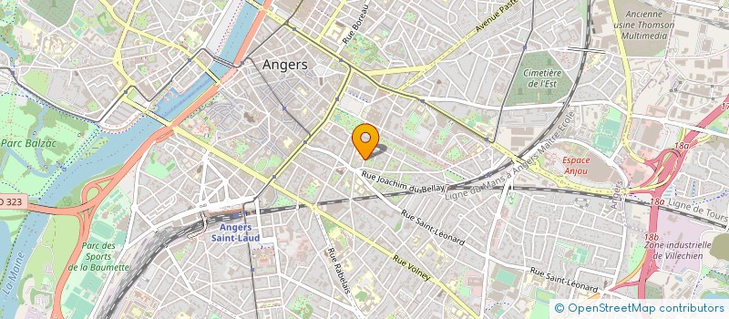 localisation de l'entreprise SCI DE LA RUE MAUNY à ANGERS