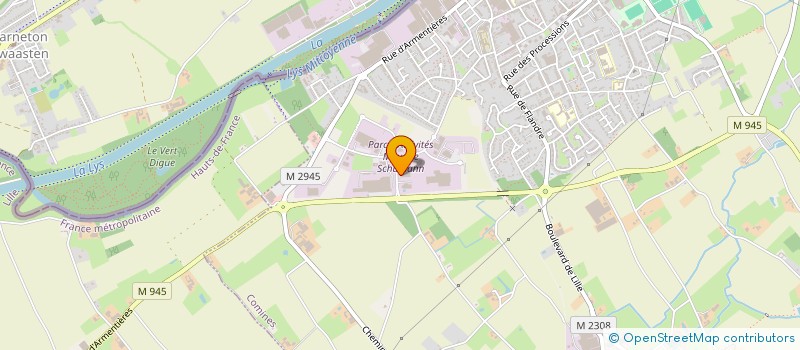 localisation de l'entreprise SCI DE LA RUE MONTGOLFIER  COMINES