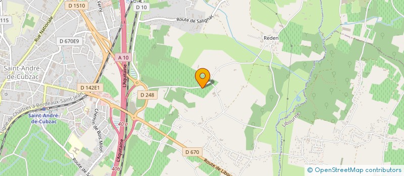 localisation de l'entreprise SCI DE LA RUE NATIONALE  SAINT-ANDRE-DE-CUBZAC
