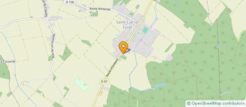 localisation de l'entreprise SCI DE LA RUE NEUVE à SAINT-LYE-LA-FORET