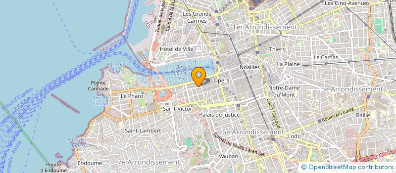 localisation de l'entreprise SCI DE LA RUE NEUVE à MARSEILLE