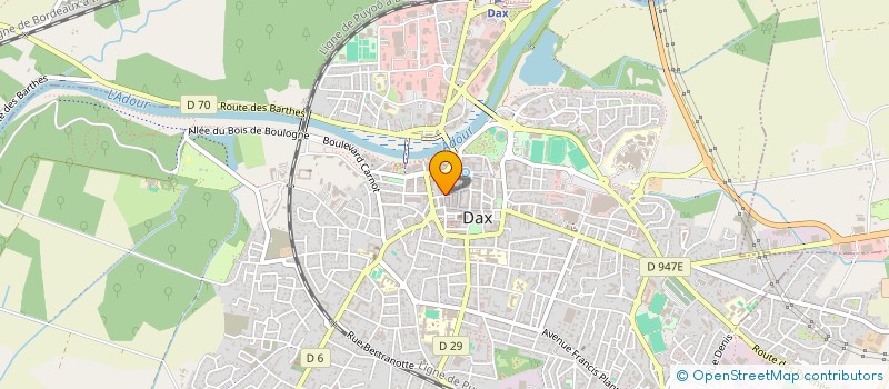 localisation de l'entreprise SCI DE LA RUE NEUVE à DAX