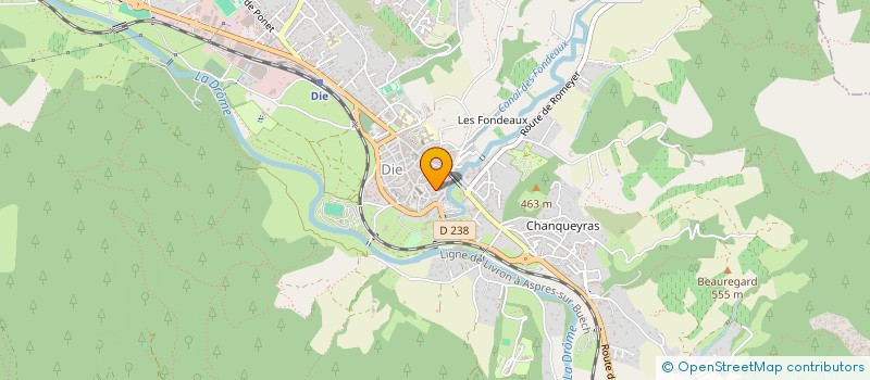 localisation de l'entreprise SCI DE LA RUE NOUVELLE à DIE