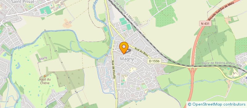 localisation de l'entreprise SCI DE LA RUE PASTEUR  METZ