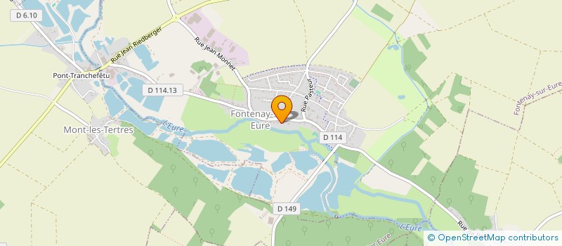 localisation de l'entreprise SCI DE LA RUE PAUL LANGEVIN à FONTENAY-SUR-EURE