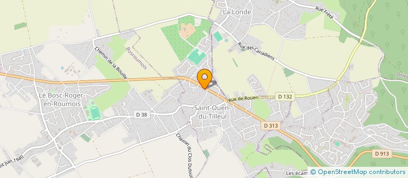 localisation de l'entreprise SCI DE LA RUE PAVEE  SAINT-OUEN-DU-TILLEUL