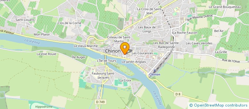localisation de l'entreprise SCI DE LA RUE PHILIPPE DE COMMINES  CHINON