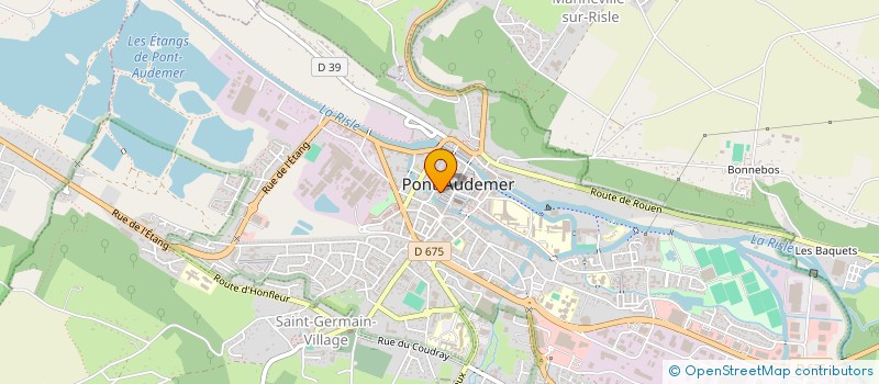 localisation de l'entreprise SCI DE LA RUE PLACE DE LA VILLE N 9 à PONT-AUDEMER