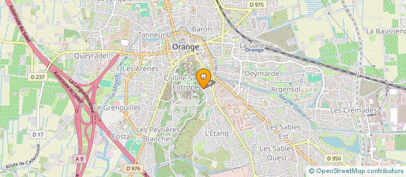 localisation de l'entreprise SCI DE LA RUE RODOLPHE D AYMARD  ORANGE