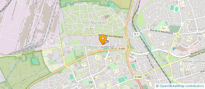 localisation de l'entreprise SCI DE LA RUE ROMBOUT à DUNKERQUE