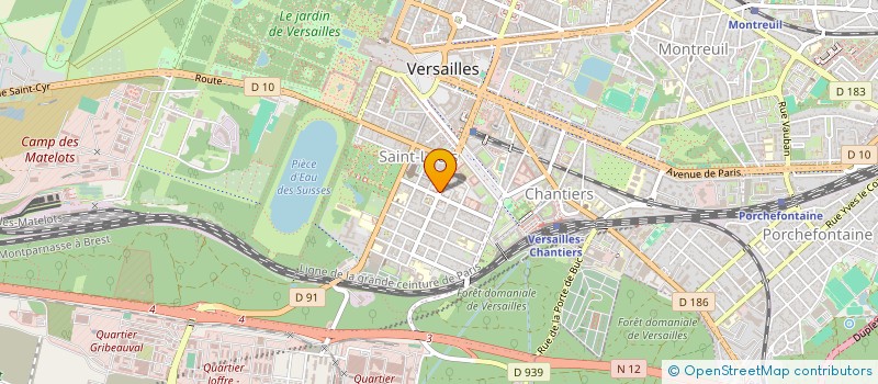 localisation de l'entreprise SCI DE LA RUE ROYALE à VERSAILLES