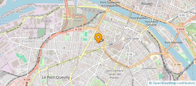 localisation de l'entreprise SCI DE LA RUE SABLEE  ROUEN