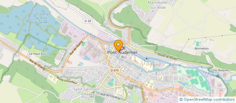 localisation de l'entreprise SCI DE LA RUE SADI CARNOT N 20 à PONT-AUDEMER