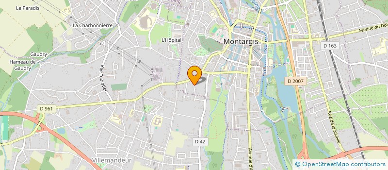 localisation de l'entreprise SCI DE LA RUE SAINT ANTOINE à MONTARGIS