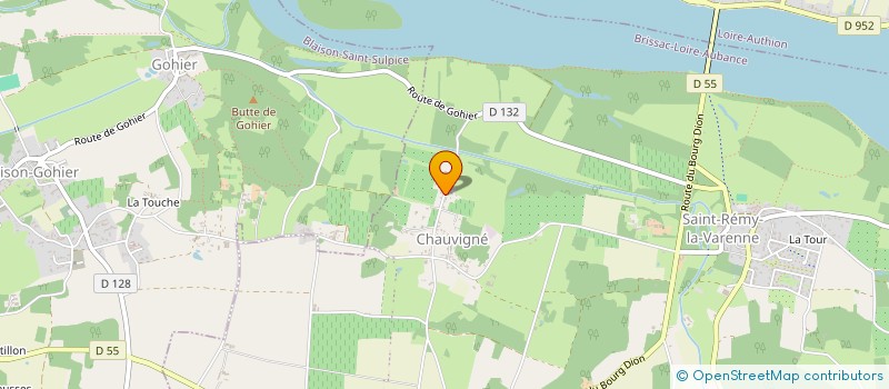 localisation de l'entreprise SCI DE LA RUE SAINT BLAISE à BRISSAC LOIRE AUBANCE