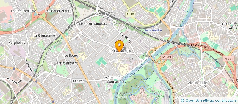 localisation de l'entreprise SCI DE LA RUE SENIS à LAMBERSART