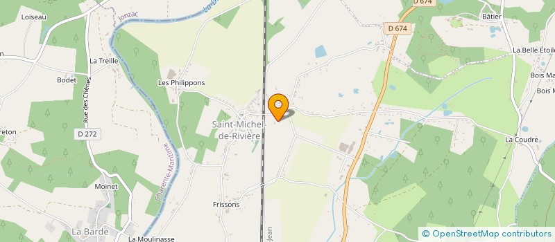 localisation de l'entreprise SCI DE LA RUE ST GEORGES  LA ROCHE-CHALAIS